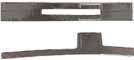 Trigger plate only, for scroll back trigger, as cast Trigger plate only, for scroll back trigger, as cast